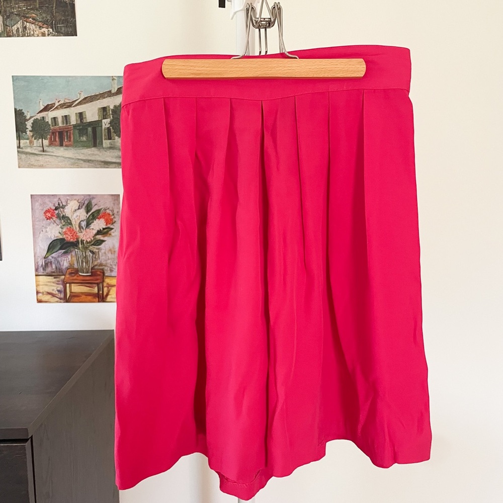 Pink 80s high waisted Elastic Band Shorts